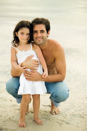 Portrait of a father with his daughter Stock Photo - Premium Royalty-Free, Code: 625-01039229