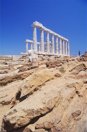 simsearch:630-03481463,k - Low angle view of columns at an old ruin, Parthenon, Athens, Greece Stock Photo - Premium Royalty-Free, Code: 625-01098337