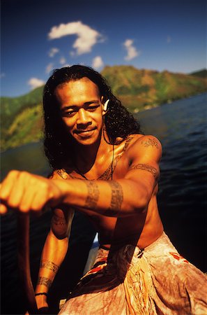 simsearch:625-01098341,k - Close-up of a young man rowing a boat, Hawaii, USA Stock Photo - Premium Royalty-Free, Code: 625-01098507