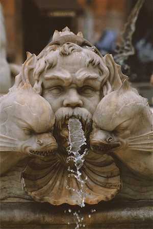 place navona italy - Close-up of a fountain, Piazza Navona, Rome, Italy Stock Photo - Premium Royalty-Free, Code: 625-01098610