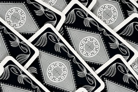 Close-up of patterns on playing cards Stock Photo - Premium Royalty-Free, Code: 625-01250497