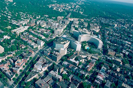 Aerial view of Washington, DC apartments Stock Photo - Premium Royalty-Free, Code: 625-01251543
