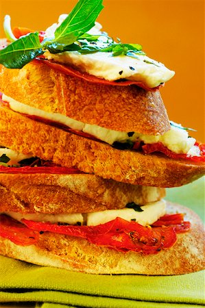 simsearch:625-01261270,k - Close-up of a sandwich Stock Photo - Premium Royalty-Free, Code: 625-01261502
