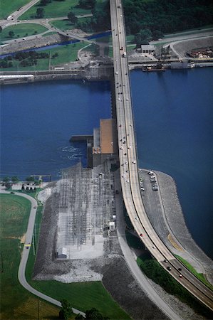 Chickamauga hydroelectric dam, Tennessee, USA Stock Photo - Premium Royalty-Free, Code: 625-01745932