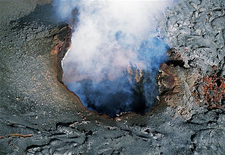 steam vent - Steam vent at Pu'u O'o Crater, Hawaii Stock Photo - Premium Royalty-Free, Code: 625-01746068