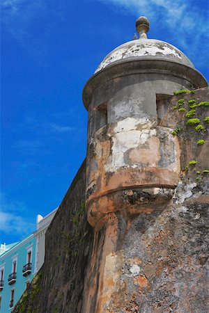 simsearch:625-01746383,k - Faible angle vue d'un château, château de Morro, vieux San Juan, San Juan, Puerto Rico Photographie de stock - Premium Libres de Droits, Code: 625-01747897