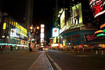 Buildings lit up at night in a city, Times Square, Manhattan, New York City, New York State, USA Stock Photo - Premium Royalty-Free, Code: 625-01750331