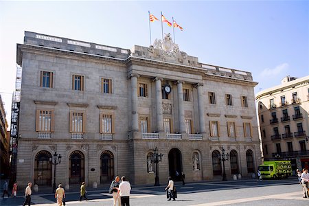 simsearch:625-01750061,k - Facade of a building, Barcelona, Spain Stock Photo - Premium Royalty-Free, Code: 625-01750492