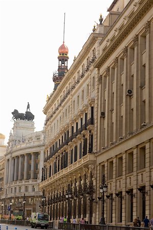 simsearch:625-01750061,k - Low angle view of buildings, Madrid, Spain Stock Photo - Premium Royalty-Free, Code: 625-01750872