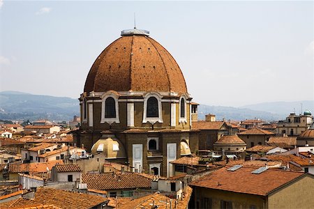 simsearch:625-01751332,k - Cathedral in a city, Duomo Santa Maria Del Fiore, Florence, Tuscany, Italy Stock Photo - Premium Royalty-Free, Code: 625-01751282