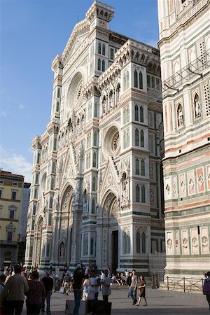 simsearch:625-01750061,k - Facade of a church, Duomo Santa Maria del Fiore, Florence, Italy Stock Photo - Premium Royalty-Free, Code: 625-01751318
