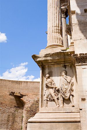 simsearch:625-01751332,k - Sculpture carved on a wall, Rome, Italy Stock Photo - Premium Royalty-Free, Code: 625-01751386