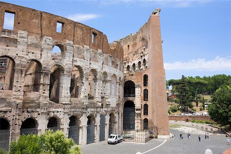 simsearch:625-01751332,k - Old ruins of an amphitheater, Coliseum, Rome, Italy Stock Photo - Premium Royalty-Free, Code: 625-01751389