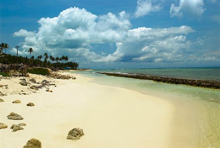 san andres - Panoramic view of a beach, San Andres, Providencia y Santa Catalina, San Andres y Providencia Department, Colombia Stock Photo - Premium Royalty-Free, Code: 625-01751502