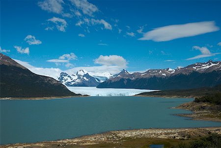 perito moreno glacier - Lake passing through a mountain range, Moreno Glacier, Argentine Glaciers National Park, Lake Argentino, El Calafate, Patagonia Stock Photo - Premium Royalty-Free, Code: 625-01751590