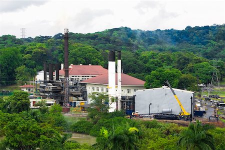 simsearch:625-01751647,k - Factory on a hill, Panama Canal, Panama Stock Photo - Premium Royalty-Free, Code: 625-01751658
