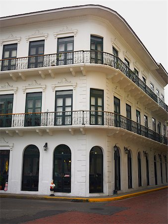 simsearch:625-01751647,k - Low angle view of a building in a city, Old Panama, Panama City, Panama Stock Photo - Premium Royalty-Free, Code: 625-01751695
