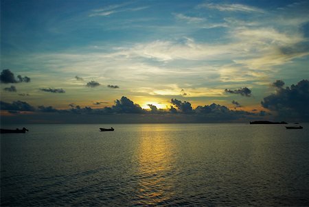 san andres - Sunset over the sea, South West Bay, Providencia, Providencia y Santa Catalina, San Andres y Providencia Department, Colombia Stock Photo - Premium Royalty-Free, Code: 625-01751767