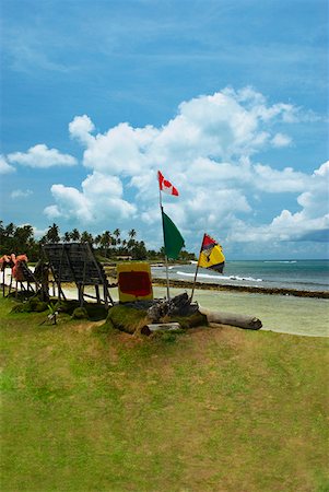 san andres - Flags fluttering at the seaside, San Andres, Providencia y Santa Catalina, San Andres y Providencia Department, Colombia Stock Photo - Premium Royalty-Free, Code: 625-01751786