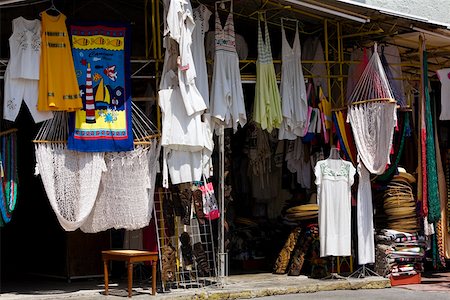 simsearch:625-01751647,k - Clothes displayed in a store, Cancun, Mexico Stock Photo - Premium Royalty-Free, Code: 625-01751873