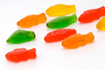 simsearch:630-01709492,k - Close-up of fish shaped jelly Stock Photo - Premium Royalty-Free, Code: 625-02266173