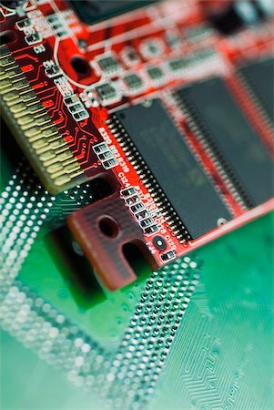Close-up of a mother board Stock Photo - Premium Royalty-Free, Code: 625-02926578