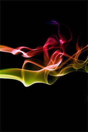 smoke with transparent background - Close-up of multi-colored smoke Stock Photo - Premium Royalty-Free, Code: 625-02926813