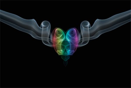 smoke with transparent background - Close-up of multi-colored smoke Stock Photo - Premium Royalty-Free, Code: 625-02926821