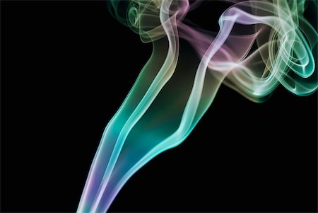 smoke with transparent background - Close-up of multi-colored smoke Stock Photo - Premium Royalty-Free, Code: 625-02927194