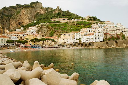 Town at the hillside, Marina Grande, Costiera Amalfitana, Amalfi, Salerno, Campania, Italy Stock Photo - Premium Royalty-Free, Code: 625-02927498