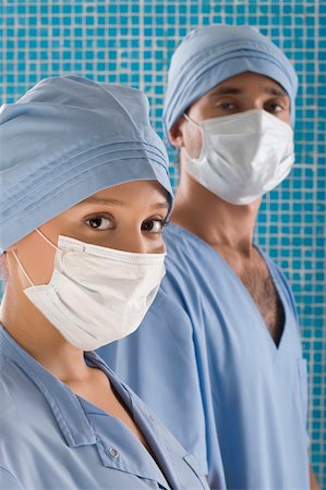 simsearch:625-02929180,k - Close-up of a female surgeon and a male surgeon Stock Photo - Premium Royalty-Free, Code: 625-02929237