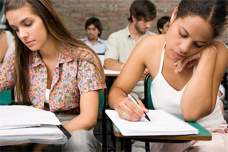 University students studying in a classroom Stock Photo - Premium Royalty-Free, Code: 625-02929760