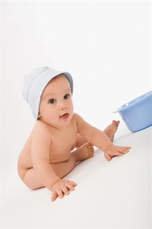 simsearch:625-02929316,k - Close-up of a baby boy smiling Stock Photo - Premium Royalty-Free, Code: 625-02931602