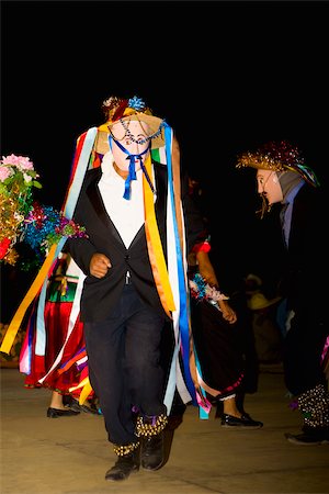 funny guy dancing - Folk dancers performing traditional dance, Janitzio Island, Morelia, Michoacan State, Mexico Stock Photo - Premium Royalty-Free, Code: 625-02933391