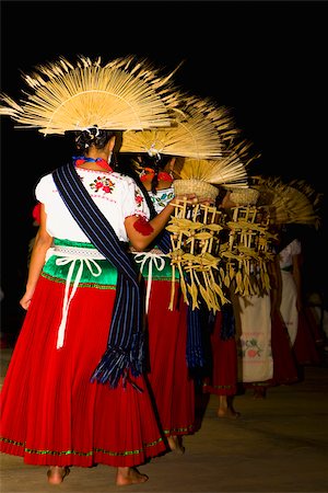 Folk dancers performing traditional dance, Janitzio Island, Morelia, Michoacan State, Mexico Stock Photo - Premium Royalty-Free, Code: 625-02933723