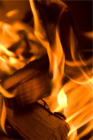 simsearch:700-03720180,k - Detail of open fire Stock Photo - Premium Royalty-Free, Code: 628-05817372
