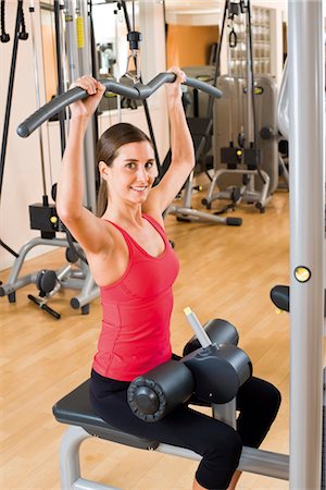 simsearch:628-05817723,k - Woman exercising at a health club Stock Photo - Premium Royalty-Free, Code: 628-05817570