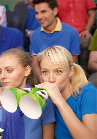 Fans in a soccer stadium Stock Photo - Premium Royalty-Free, Code: 628-05817774
