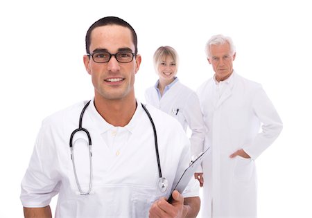 Three doctors, portrait Stock Photo - Premium Royalty-Free, Code: 628-05818057