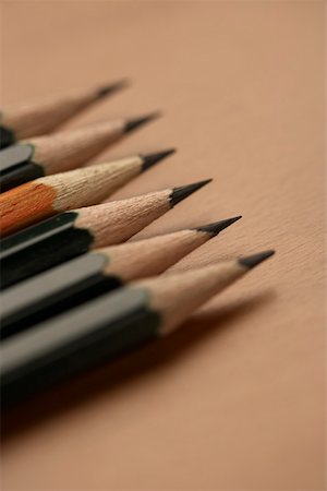 spike - Sharpened pencils Stock Photo - Premium Royalty-Free, Code: 628-01278832