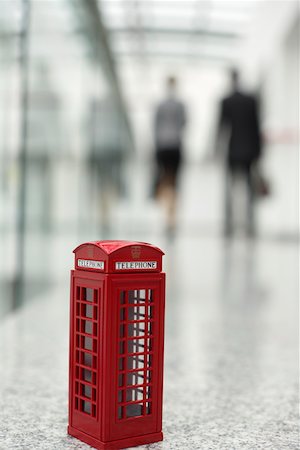 red call box - Small English  phone box in an office building Stock Photo - Premium Royalty-Free, Code: 628-01712318