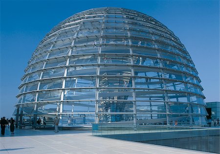 Dome of the Reichstag, Berlin, Germany Foto de stock - Sin royalties Premium, Código: 628-02953909