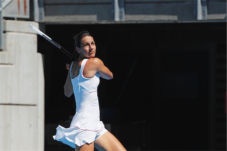 Young Female Tennis Player Stock Photo - Premium Royalty-Free, Code: 622-05602824