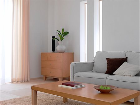 empty modern interior - Domestic Scene Stock Photo - Premium Royalty-Free, Code: 622-06009475