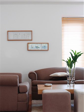 room empty sunlight - Sitting Room Stock Photo - Premium Royalty-Free, Code: 622-06009476