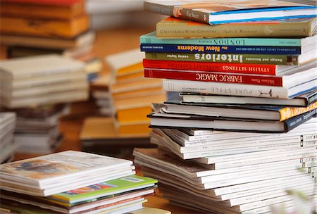 stack of books - Stack Of Books Stock Photo - Premium Royalty-Free, Code: 622-06009700