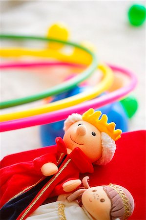 Soft Toy King And Queen Stock Photo - Premium Royalty-Free, Code: 622-06009856