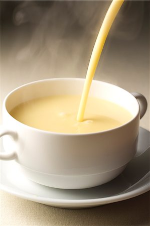 serving gourmet food - Hot Cup Of Drink Stock Photo - Premium Royalty-Free, Code: 622-06010059