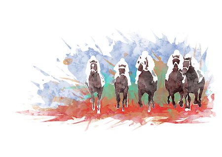 race horse - Horse Riders Racing Stock Photo - Premium Royalty-Free, Code: 622-06190997