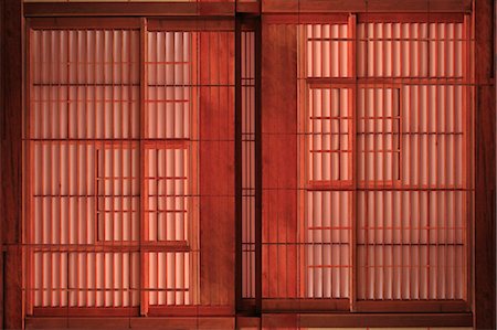 Full Frame View of Traditional Japanese Sliding Door Stock Photo - Premium Royalty-Free, Code: 622-06191144